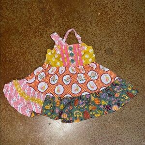 Matilda Jane Pink and Yellow Girls Dress